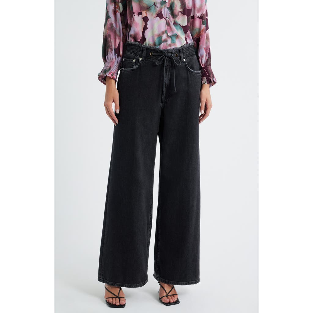 Rails Rails Angeleno High Waist Wide Leg Drawstring Jeans