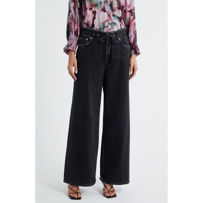 Rails Rails Angeleno High Waist Wide Leg Drawstring Jeans