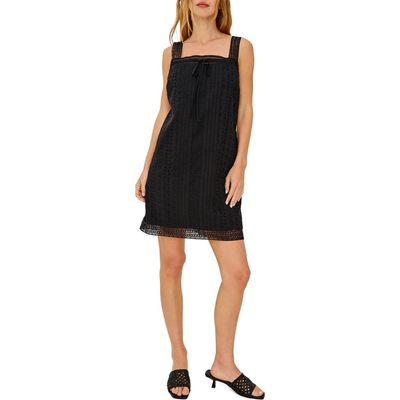 Rails Rails Beckton Pintuck Cotton Broderie Anglaise Minidress