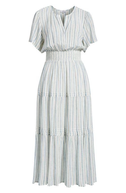 Rails Rails Cannes Stripe Linen Blend Dress