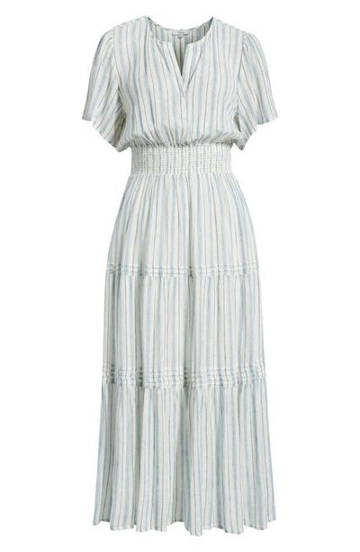 Rails Rails Cannes Stripe Linen Blend Dress