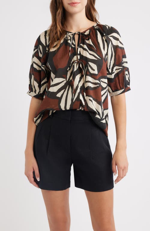 Rails Rails Catalene Abstract Print Cotton Top