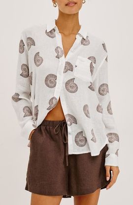 Rails Rails Charli Seashell Print Button-Up Shirt