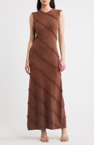 Rails Rails Claudia Fringed Sleeveless Maxi Dress