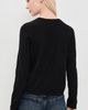 RAILS RAILS Cotton Cashmere Long Sleeve Tee Black - 3