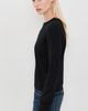 RAILS RAILS Cotton Cashmere Long Sleeve Tee Black - 4