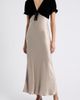 Rails Rails Dory Colorblock Mixed Media Velvet & Satin Dress - 1