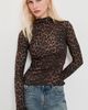 RAILS RAILS Joelle Mesh Top Brown Nala Calf Hair - 2