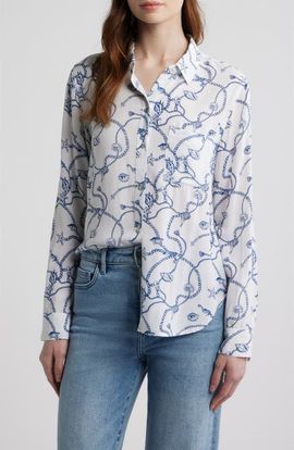 Rails Rails Josephine Seashell Chain Print Button-Up Shirt