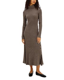 Rails Rails Kat Button Trim Ribbed Knit Dress
