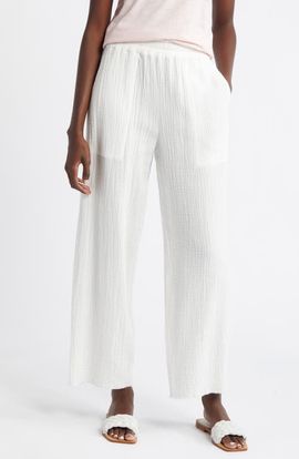 Rails Rails Leon Crinkled Organic Cotton Crop Pants