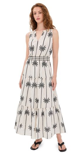 RAILS RAILS Loulou Dress Embroidered Palms