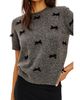 Rails Rails Michele Bow Embellished Crewneck Sweater - 5