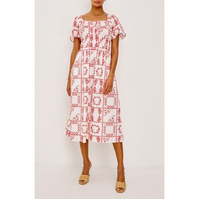 Rails Rails Nanette Print Midi Dress