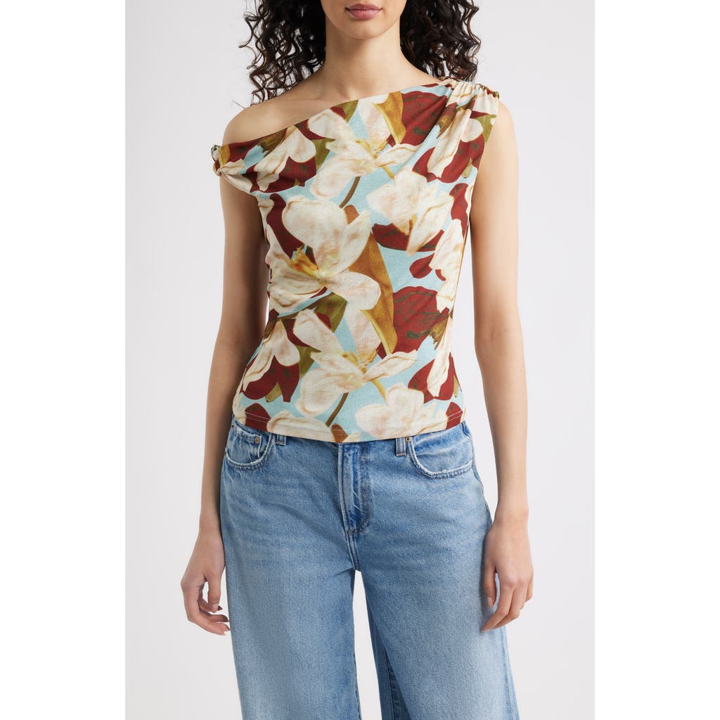 Rails Rails Orelia Floral One-Shoulder Top