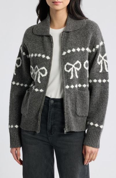 Rails Rails Rhea Bow Zip Cardigan