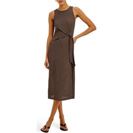 Rails Rails Ricky Tie Waist Sleeveless Knit Midi Dress