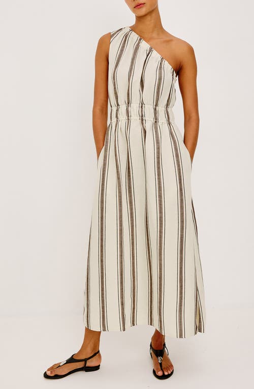 Rails Rails Selani Stripe One-Shoulder Maxi Dress