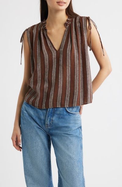 Rails Rails Sosa Stripe V-Neck Crop Top