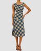 Rails Rails Women's Sorra Draped Plaid Midi Dress - 4