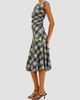 Rails Rails Women's Sorra Draped Plaid Midi Dress - 7