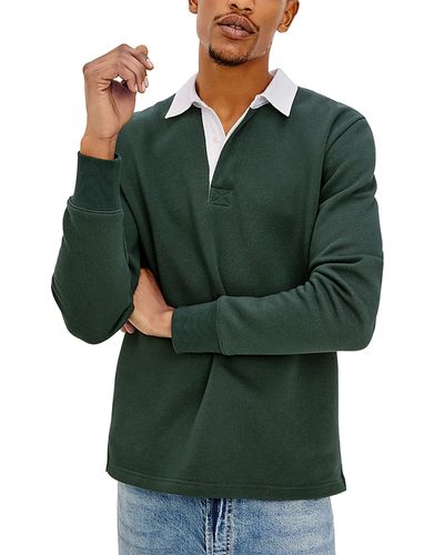 Rails Rails Wright Relaxed Fit Solid Rugby Shirt