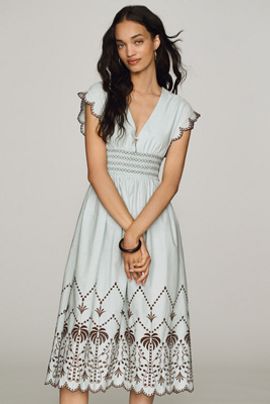 Rails Roxanne 100% Cotton Midi Dress