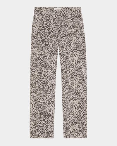 Rails Topanga Cheetah-Print Straight-Leg Jeans