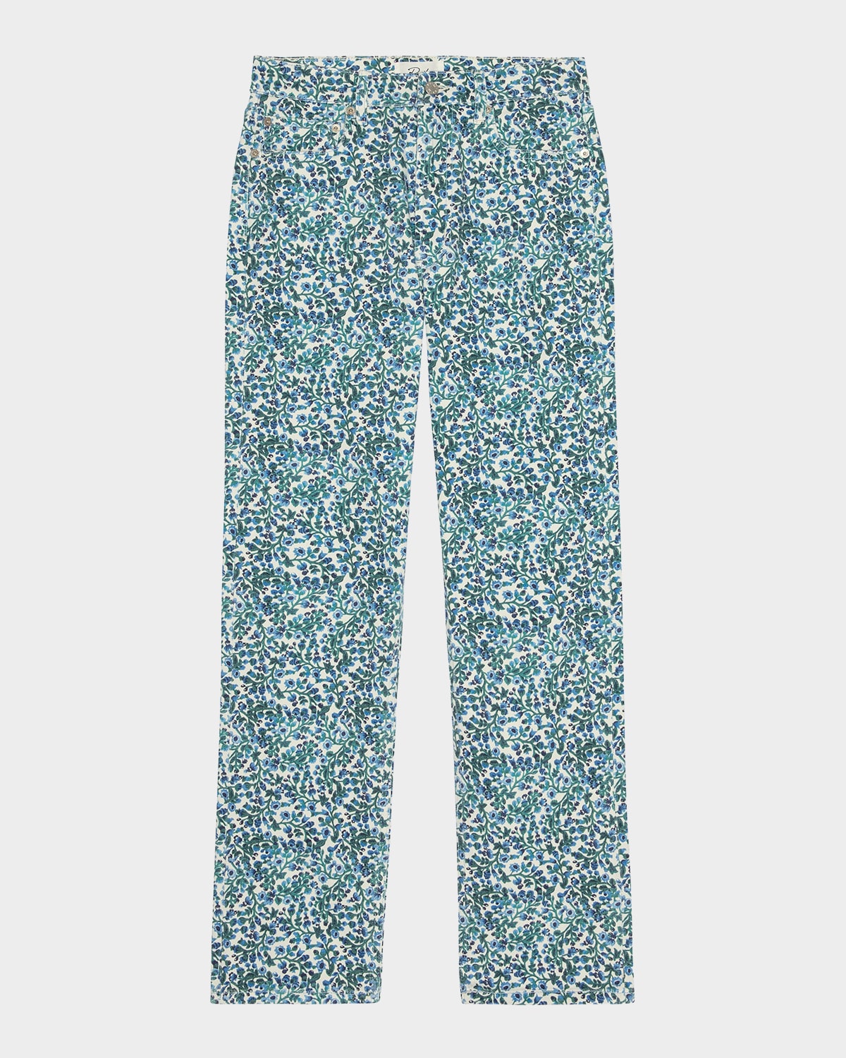 Rails Topanga Floral Straight Ankle Jeans