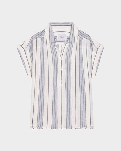 Rails Tuscany Stripe Linen Top