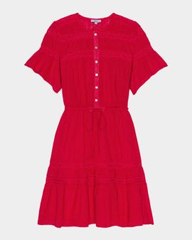 Rails Winslow Short-Sleeve Linen Mini Dress