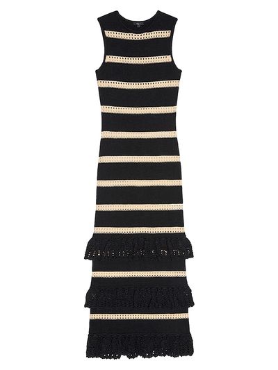 Rails Women's Ana Crochet Stripe Maxi Dress