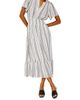 Rails Women's Brent Linen-Blend Striped Midi-Dress - 2