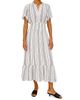 Rails Women's Brent Linen-Blend Striped Midi-Dress - 3