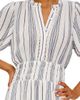 Rails Women's Brent Linen-Blend Striped Midi-Dress - 5