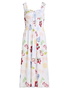 Rails Women's Capri Printed Cotton A-Line Midi-Dress