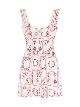 Rails Women's Cosette Embroidered Cotton Mini Dress