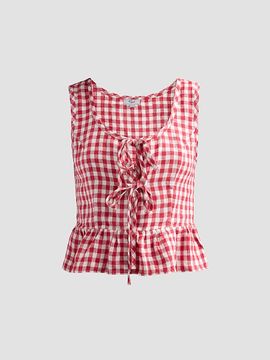 Rails Women's Jonah Gingham Linen Top