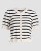 Rails Women's Lora Striped Ruffle-Trim Cardigan - 1