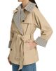 Rails Women's Lucien Plaid-Trim Stretch-Cotton Crop Trench Coat - 4