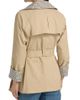 Rails Women's Lucien Plaid-Trim Stretch-Cotton Crop Trench Coat - 5