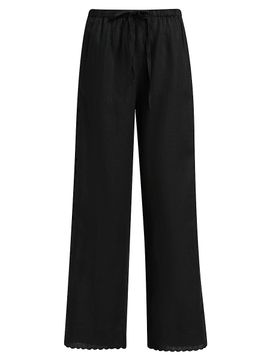 Rails Women's Mirina Embroidered Cut-Out Linen Pants