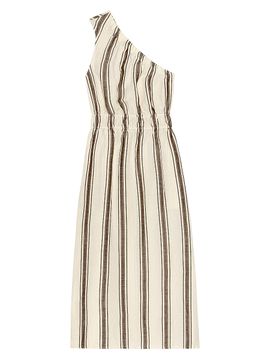 Rails Women's Selani Striped Linen-Blend Midi Dress