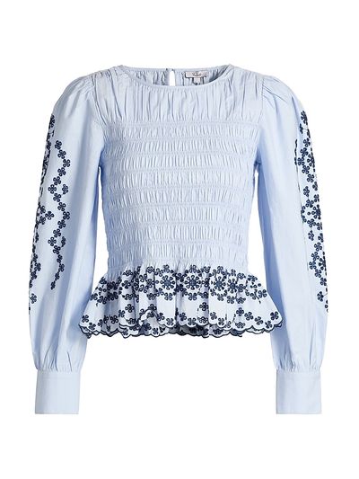 Rails Women's Tabi Broderie Anglaise Smocked Top