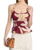 Rails Women's Theda Palm Print Cotton Peplum Crop Top - 3