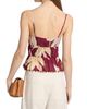 Rails Women's Theda Palm Print Cotton Peplum Crop Top - 5