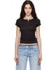 Raimundo Langlois Raimundo Langlois Black Cap-Sleeve T-shirt - 1