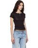 Raimundo Langlois Raimundo Langlois Black Cap-Sleeve T-shirt - 2