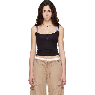 Raimundo Langlois Raimundo Langlois Black Henley Camisole