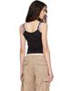 Raimundo Langlois Raimundo Langlois Black Henley Camisole - 3